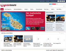 Tablet Screenshot of gozo-tours.de